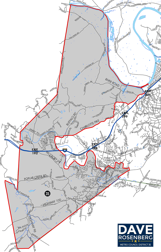 Metro Council District 35 Map